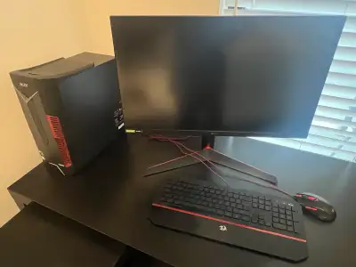 Acer N50-600 Gaming Deskop Computer + Monitor 27”, View more