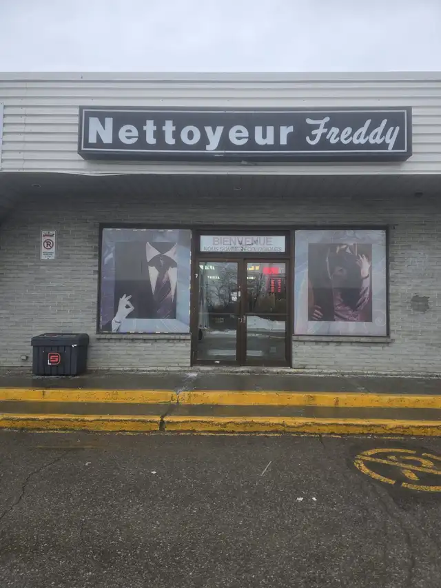 À VENDRE – Nettoyeur établi depuis plus de 30 ans