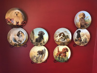 Puppies Fine China Collector Plates Limited Edition (8)