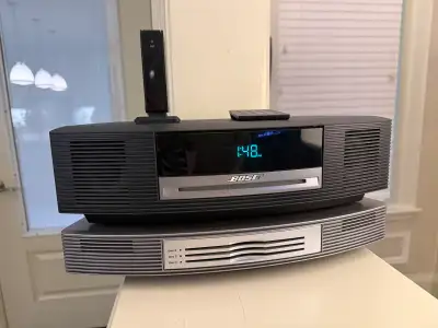 Bose Wave Music System AM/FM CD + Multi CD Changer + Bluetooth , View more