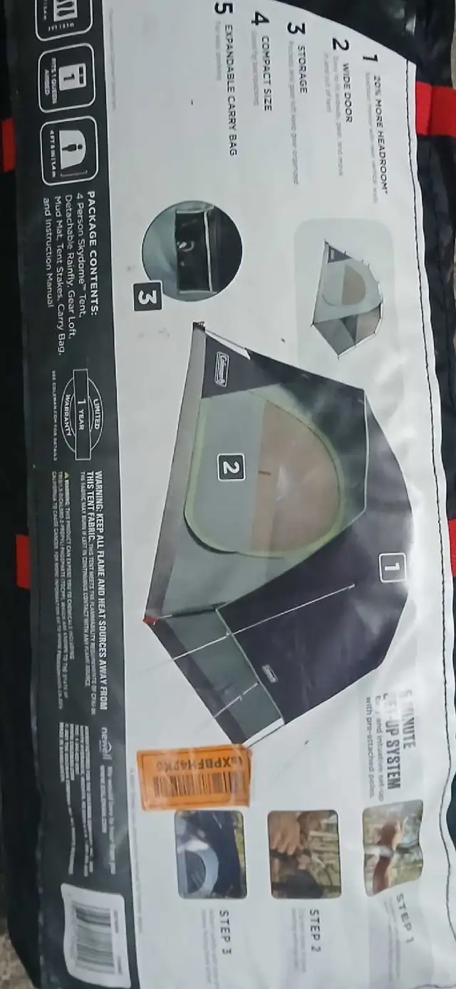 Coleman 4-Person Cabin Camping Tent