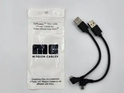 TVPower mini USB power cable for Roku streaming stick 2 pack new, View more