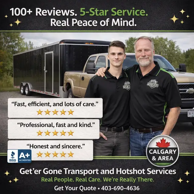 BC ↔ CALGARY HOTSHOT & CUSTOM TRANSPORT in Cargo & Utility Trailers in Kamloops - Image 3