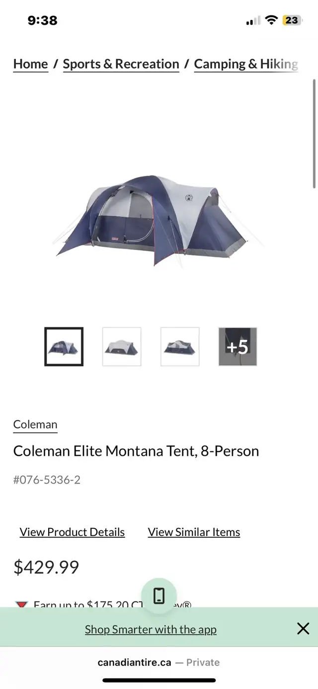 Coleman Elite Montana 8 Person Tent (Used good) in Fishing, Camping & Outdoors in City of Toronto - Image 2