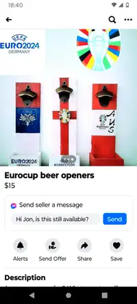 Euro cup beer openers