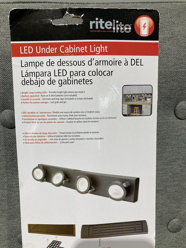LED Under Cabinet Lights - Brand New dans Éclairage intérieur et plafonniers  à Belleville - Image 2