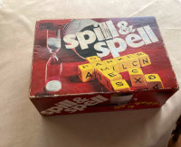 Vintage Parker Brothers Spill & Spell Game
