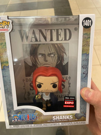 Shanks wanted poster funko pop