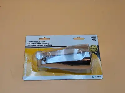 MOEN Adjustable Tub Spout with Diverter - Chrome Universal Fit, View more