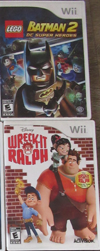 Wii Games-Lego Batman 2, Wreck-it Ralph: PRICE FOR BOTH