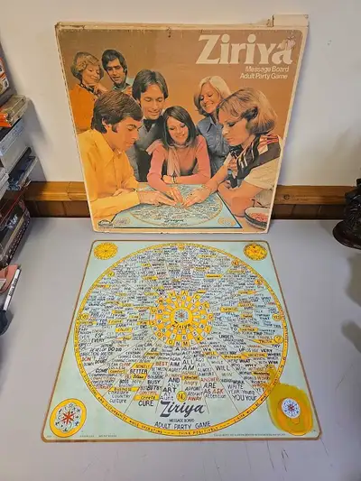 Vintage Ziriya Message Board Adult Party Game is a rare find from 1975, perfect for spiritual gather...