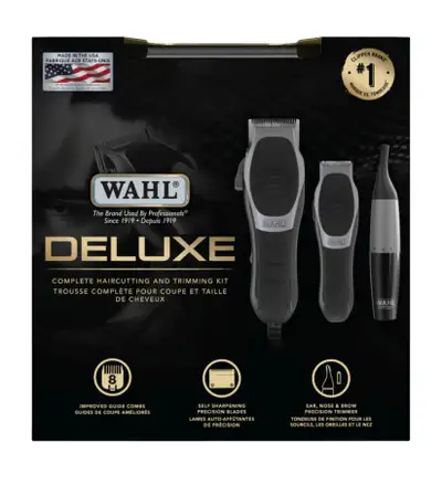 Wahl Deluxe Complete Haircutting and Trimming Clippers Kit, View more