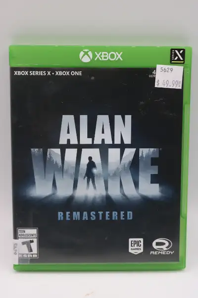 Alan Wake. Remastered for Xbox- Video Game (#5629), View more