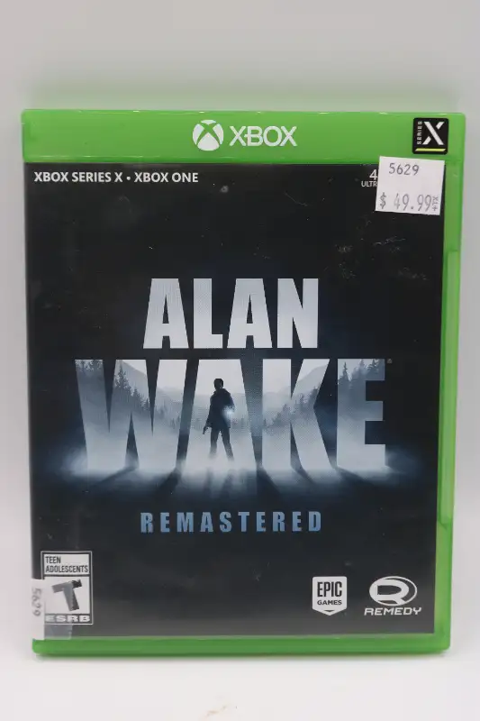 Alan Wake. Remastered for Xbox- Video Game (#5629) in XBOX One in City of Halifax - Image 2