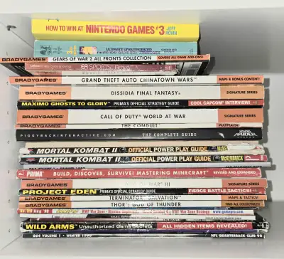 Lots of Video Game STRATEGY GUIDES, View more
