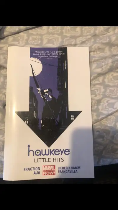 Hawkeye book, View more