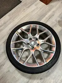 Silver corvette wheels