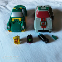 Transformers g1 1987 Headmaster Siren, Nightbeat, Muzzle, Brisko