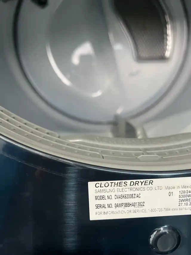 blue SMART WASHER ELECTRIC DRYER SET CAN DELIVER  in Washers & Dryers in Mississauga / Peel Region - Image 6