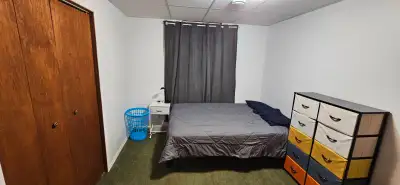 I am looking for a quiet, responsible student roommate to share a 2-bedroom basement suite for a one...