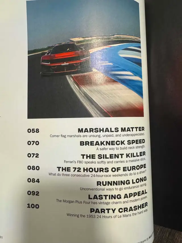 Road &Track Endurance 24 hours Le Mans Ferrari 499P Magazi in Magazines in City of Toronto - Image 4