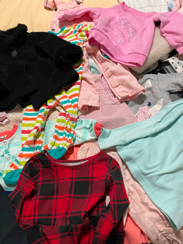 baby girl cloths toddler size 2T 54 pieces dans Vêtements - 2T  à Laval/Rive Nord - Image 2