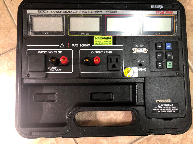 Extech 380803 TRMS Power Analyzer/Data Logger | Appareils électroniques ...