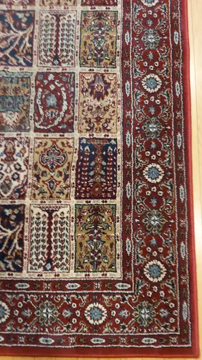 2 identical oriental area rugs runners $60 each, View more
