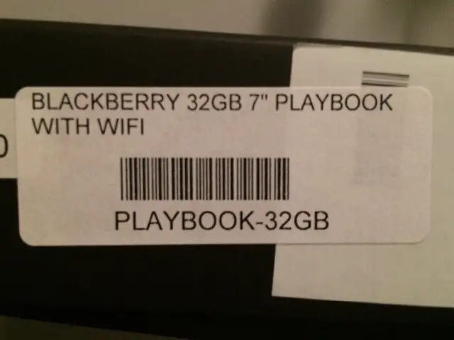 Blackberry 32GB 7” Playbook62863734115074121