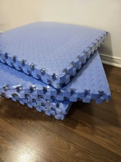 1/2" BLUE Interlocking Puzzle Foam Gym Mats – Kids Playroom, View more