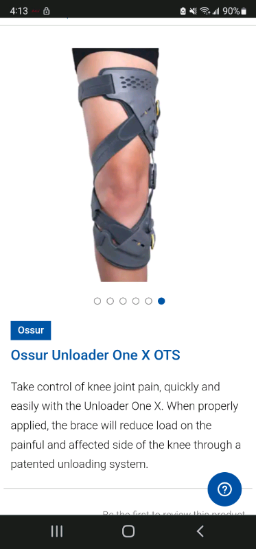 Ossur Unloader One X OTS Bought brand new and Tried for an hour and couldn't use them paid $1200 eac...