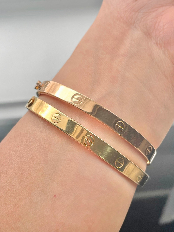 18k gold bangles in Jewellery & Watches in Edmonton - Image 2