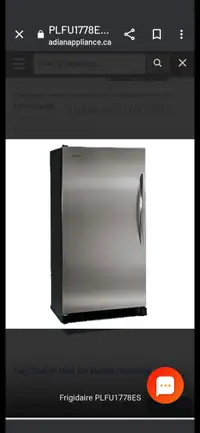 Frigidaire Electrolux ALL FREEZER stainless Biggest size counter