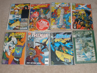 Xforce, Batman, Green Arrow, Robin II & Xfactor Comics (8 total)