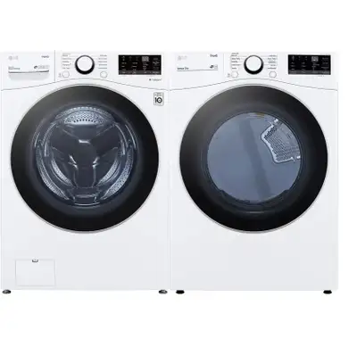LG WASHER -27" front load 5.2CUFT-wm3400-warranty-$699-NO TAX, View more