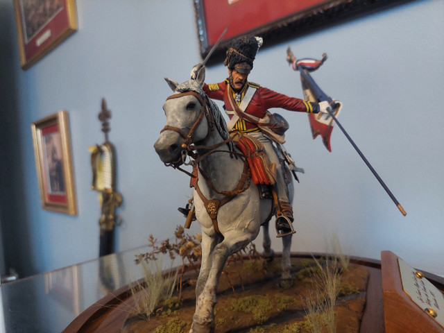 Royal Scots Greys Military Miniature Display Model with Case in Arts & Collectibles in Kawartha Lakes - Image 3