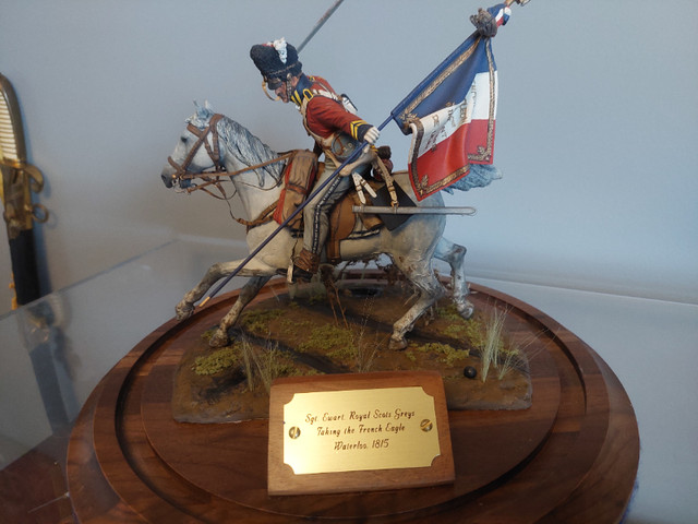 Royal Scots Greys Military Miniature Display Model with Case in Arts & Collectibles in Kawartha Lakes