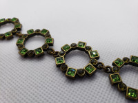 NEW Stunning Green Crystal Bracelet & Pendant