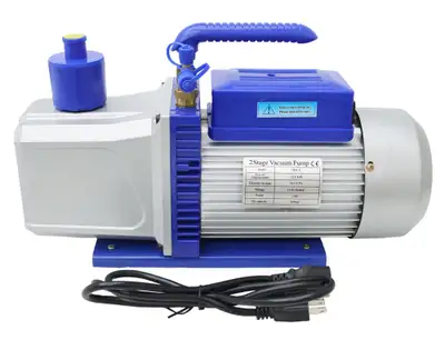 110V 12CFM 1/2HP Double-Stage Rotary Vane Vacuum Pump 160181, View more