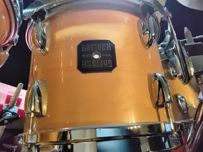 1980's 7 piece Gretsch Vintage Drum kit, View more