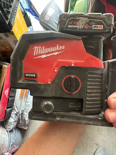 Milwaukee M12 Green Cross Line Laser, View more