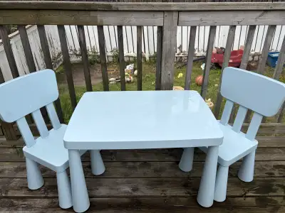 IKEA kids table and chairs , View more