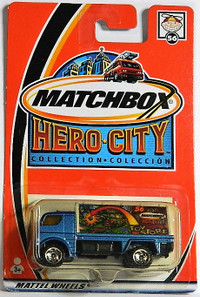 Matchbox 1/64 Billboard Truck Diecast - Yellowed Blister