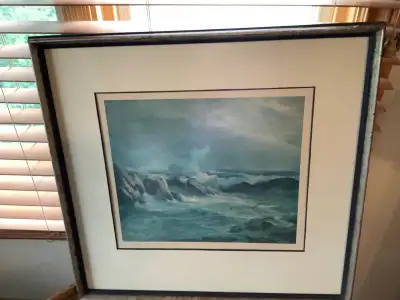 W. E. deGarthe’s Vt Litho “The Song of the Sea - Peggy’s Cove”, View more