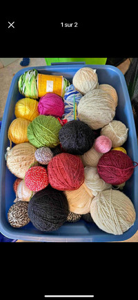 Balles de laines pour tricoter