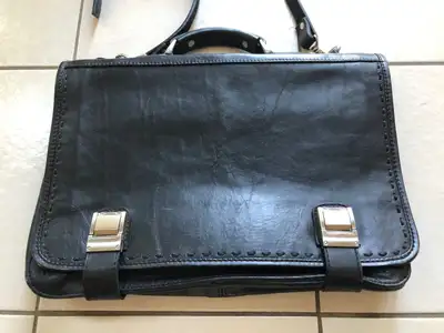 Black Genuine Leather Bag, View more
