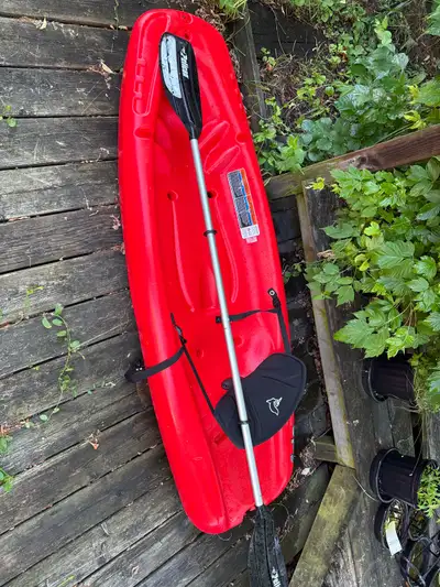 Kids sit on pelican kayak, in excellent condition. Weight capacity up to 100lbs or 45kg. Comes with...