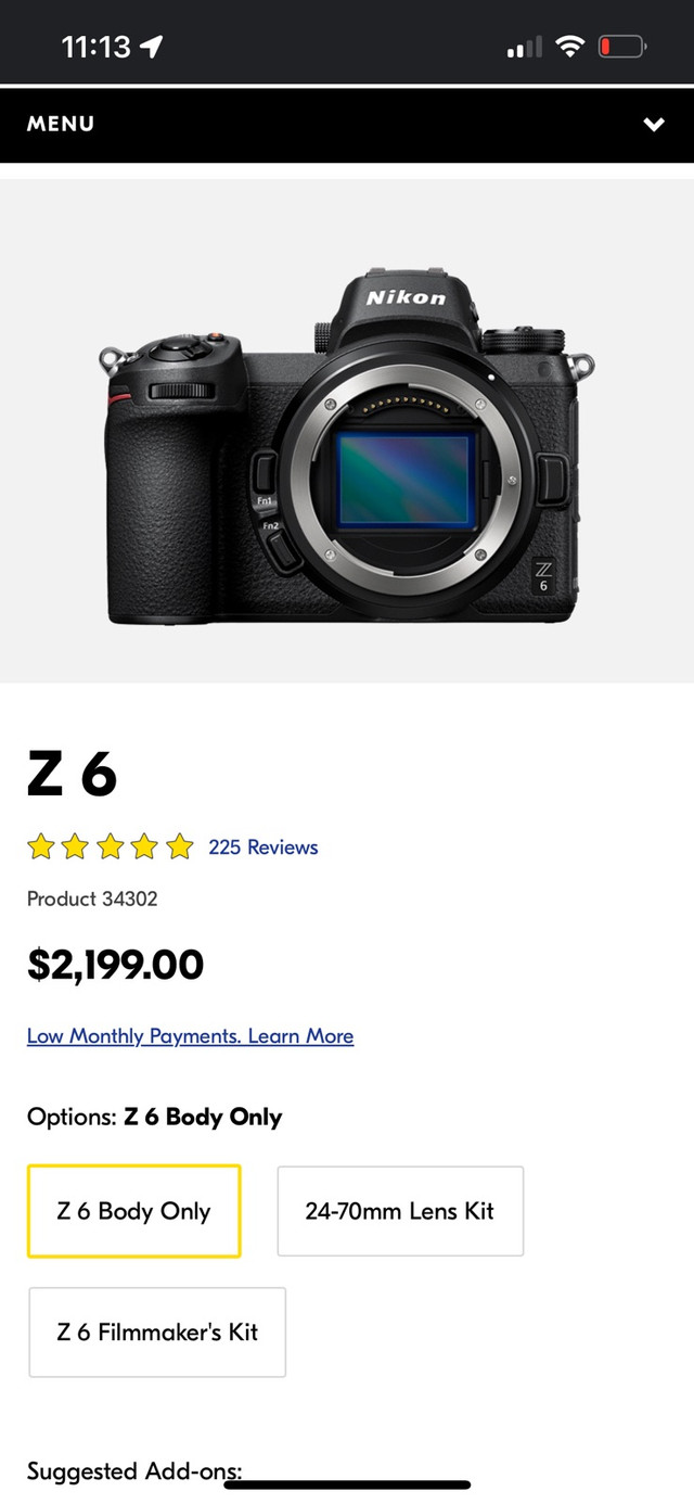 Nikon z6 / Millie z24-70mm f/4a lens  in Cameras & Camcorders in Richmond - Image 3