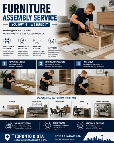 Furniture Assembly , View more