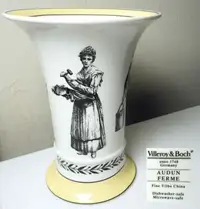 Vase (rare) en porcelaine, collection AUDUN de Villeroy & Boch